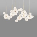 Giopato & Coombes - Bolle ZigZag Chandelier 34 Bubbles